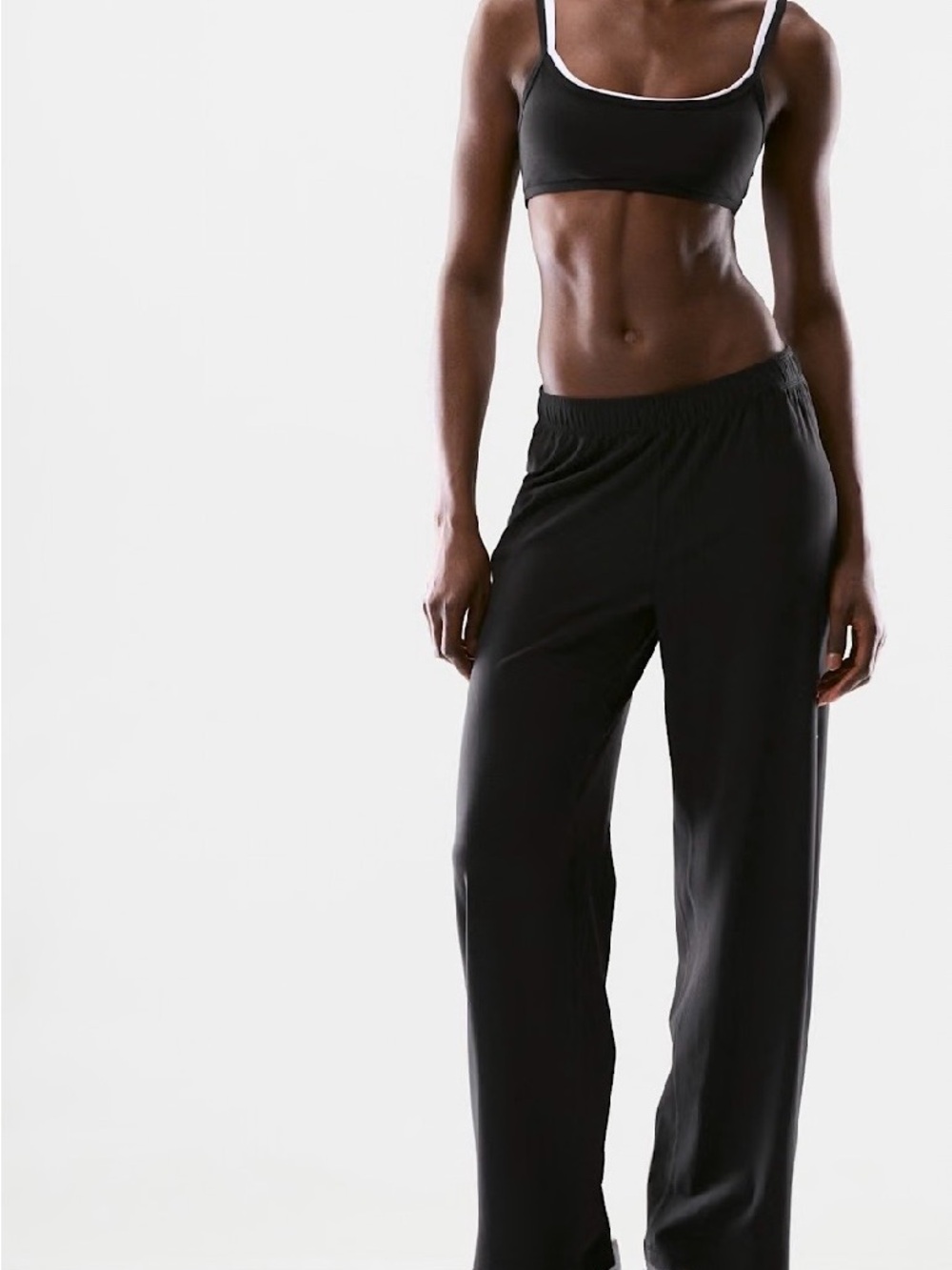 Aritzia Black golden buttery recovery pant